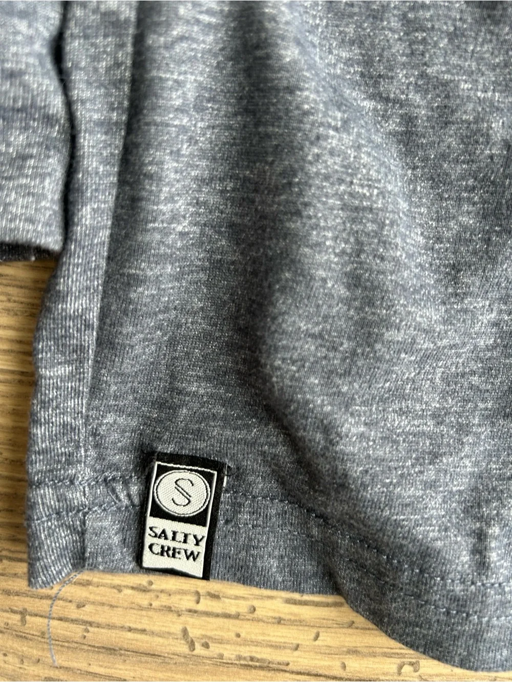 Salty Crew Long Sleeve Graphic Tee - Heather Charcoal